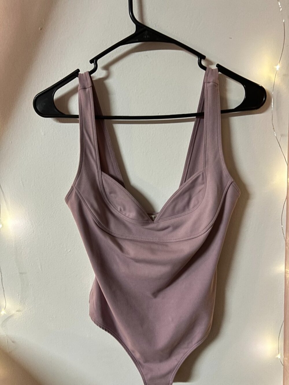 Free People Beach One-Piece Bodysuit | Mauve | Size XS/S (Tag Missing)